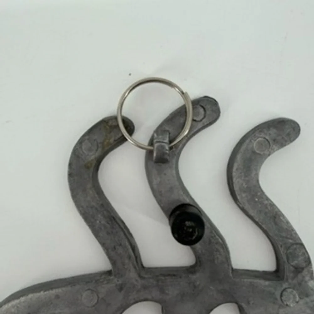 Vintage Silver Cast Metal Coffee Cup Trivet Wall Decor Steaming Mug 7x8 Inch